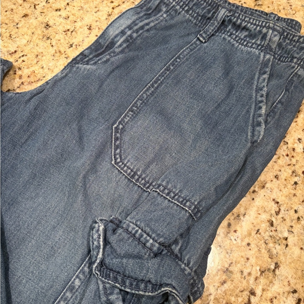 Rewash Denim Cargo Pants - Picture 2 of 5